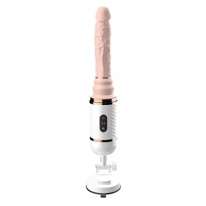 automatisk stødende og vibrerende dildo