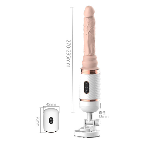 automatisk stødende og vibrerende dildo-parameter